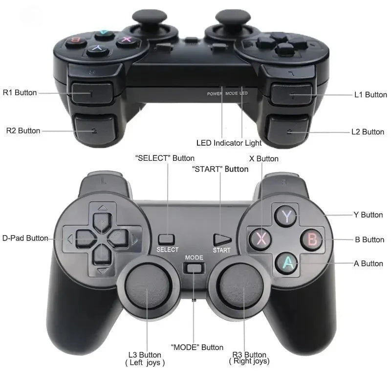 1PC/2PCS 2.4G USB Wireless Gamepad Joystick Controller for PC Android TV Box Phone Gaming