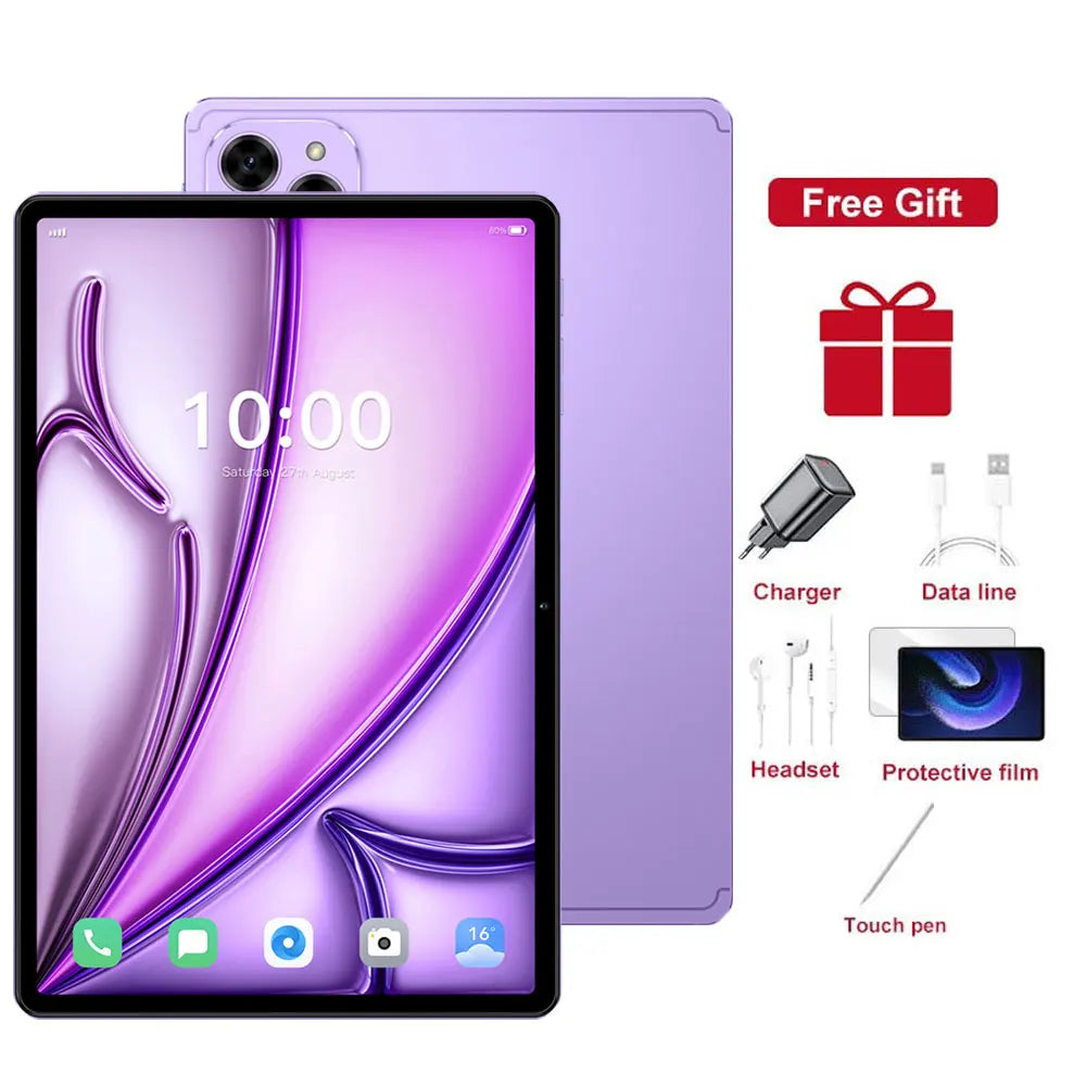 Hot 15T Pro Tablet 16GB+1TB 10000mAh 10.1 inch Android 15 Tablets PC Global Version 5G WIFI Dual SIM Tab