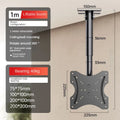 Ceiling TV Mount Full Motion TV Bracket for Most 32-65" Flat Curved TVs/Monitors Swivel Tilt Height Adjustable Hanging TV Mount
