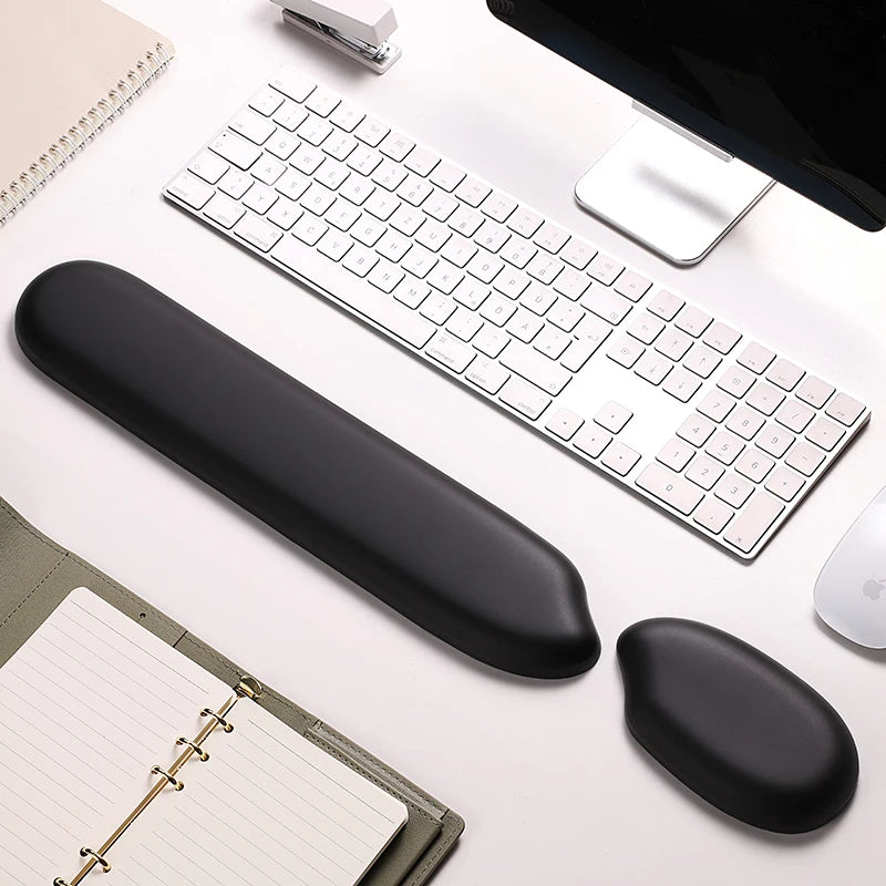 Ergonomics Silicone Wrist Protector Keyboard Hand Rest Soft Touch Office Men And Women Hand Pillow Rice Shaped Mouse Pad
