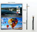 14'' Portable Monitors Dual Screen1920*1200 1.2K Triple Pc Display Laptop Screen Extender Folding Stacked Dual Monitors