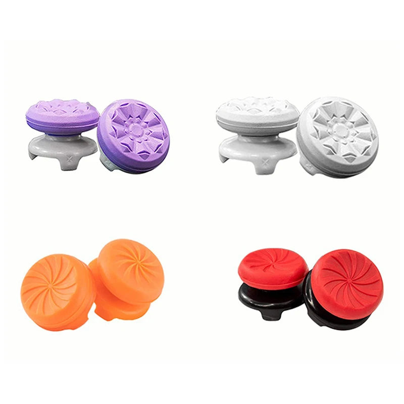 2 Pcs/Set Video Games Silicone Controller Thumb Grip For PS4 PS5 Joystick Booster Cap Game Controller Extenders Caps Accessories
