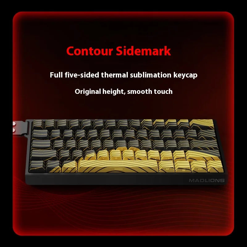 FGG Madcatz Mad60 Mad68 HE Mechanical Keyboard Magnetic Switch Wired Keyboard Rgb Rapid Trigger Madlions Mad60he Keyboard Custom