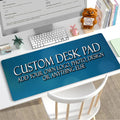 Custom Gaming Mouse Pad Customized Mouse Pad Print Diy Non-Slip Large Playmat Size Gamer Office Keyboard Pad Personalized Gift