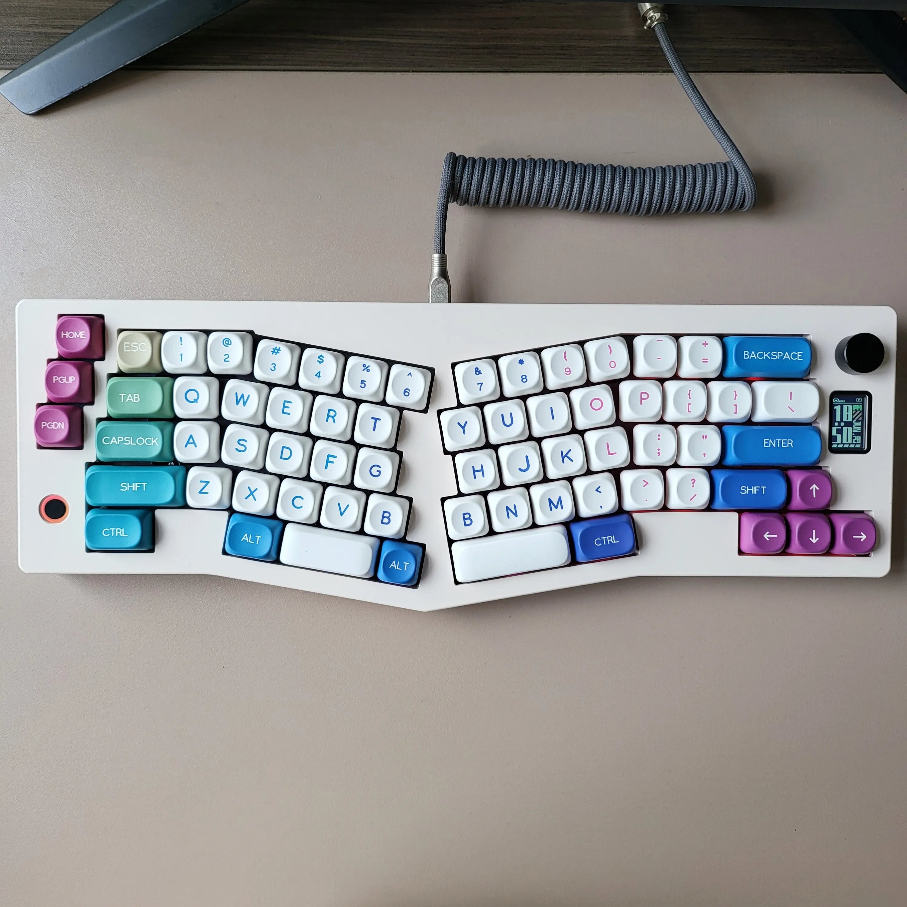 German Keyboard Keycaps MOA PBT Keycap 5-sided Dye Sublimation DE Key Caps For Cherry Mx Switch Mechanical Keyboard ISO Layout