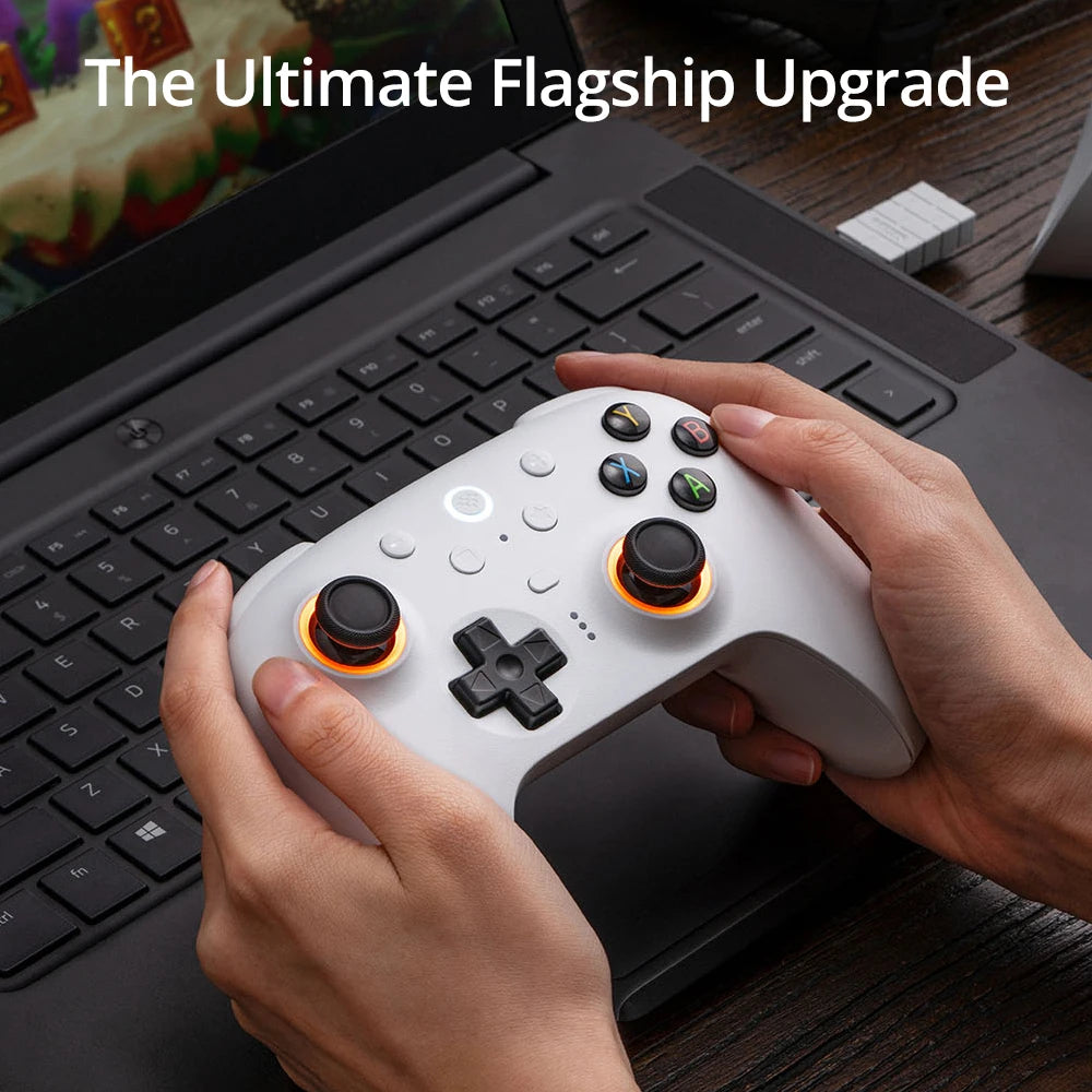 8BitDo Ultimate 2 Wireless Controller Gamepad With 8Speed Exclusive Technology TMR RGB Lighting Joysticks for PC Android