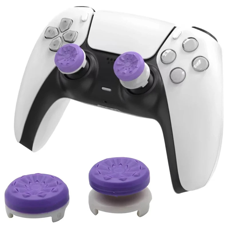 2Pcs Games Silicone Thumb Grip For PS4/PS5 Game Controller Joystick Booster Cap Rocker Stick Extenders Caps Accessories Kit Set