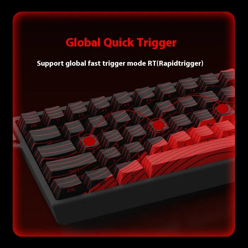 FGG Madcatz Mad60 Mad68 HE Mechanical Keyboard Magnetic Switch Wired Keyboard Rgb Rapid Trigger Madlions Mad60he Keyboard Custom