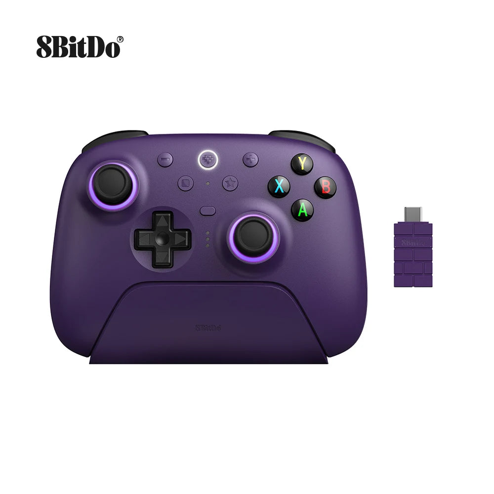 8BitDo Ultimate 2 Wireless Controller Gamepad With 8Speed Exclusive Technology TMR RGB Lighting Joysticks for PC Android