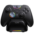 EasySMX X05Pro Charging Dock Controller for PC/Switch/Phone, Silent Button, 1000mAh Battery, Hall Joystick, RGB, Ergonomic Grip