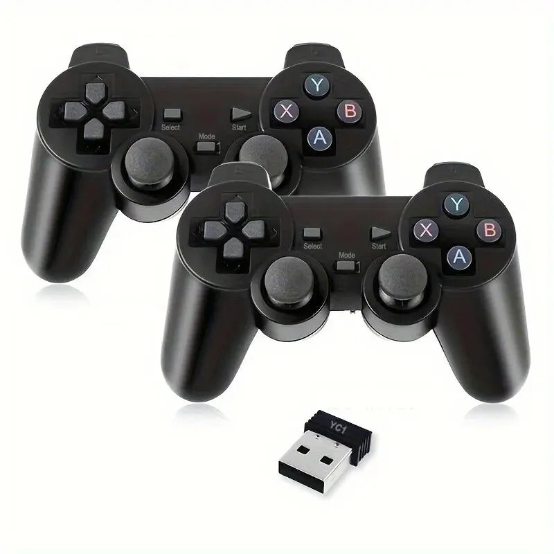 1PC/2PCS 2.4G USB Wireless Gamepad Joystick Controller for PC Android TV Box Phone Gaming