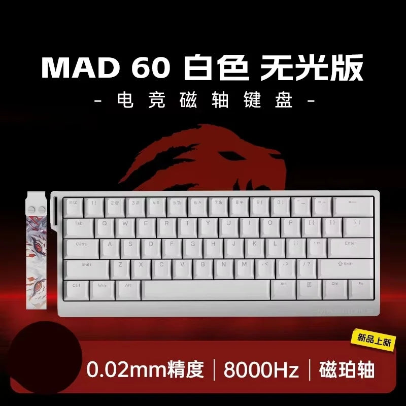 FGG Madcatz Mad60 Mad68 HE Mechanical Keyboard Magnetic Switch Wired Keyboard Rgb Rapid Trigger Madlions Mad60he Keyboard Custom