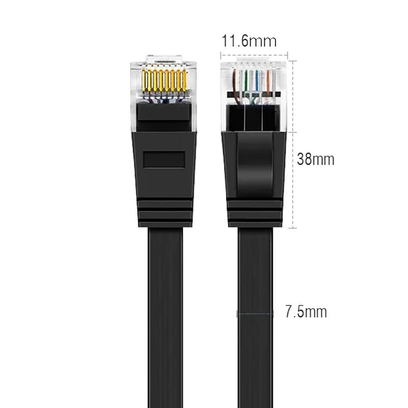Ethernet Network RJ45 Cable cat7 Patch Outdoor Waterproof LAN Cable For PC Laptop