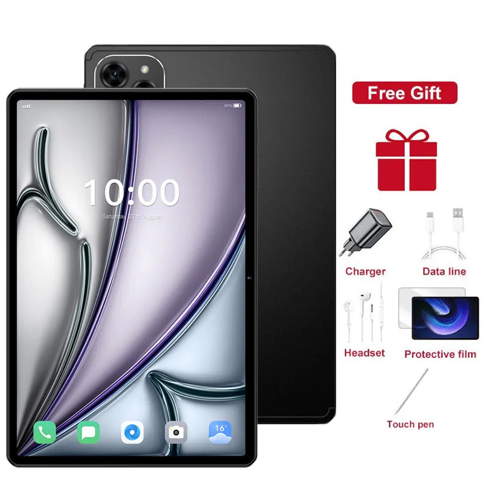 Hot 15T Pro Tablet 16GB+1TB 10000mAh 10.1 inch Android 15 Tablets PC Global Version 5G WIFI Dual SIM Tab