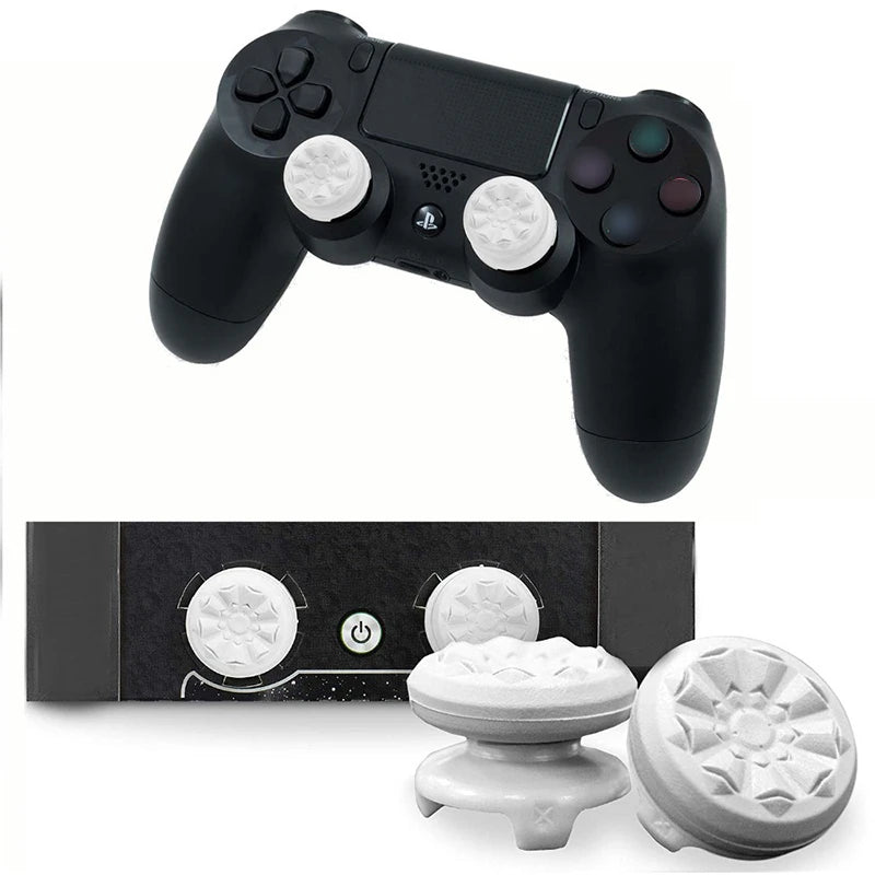 2Pcs Games Silicone Thumb Grip For PS4/PS5 Game Controller Joystick Booster Cap Rocker Stick Extenders Caps Accessories Kit Set