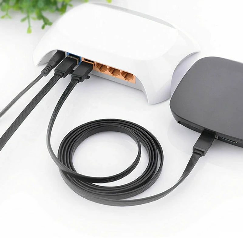Ethernet Network RJ45 Cable cat7 Patch Outdoor Waterproof LAN Cable For PC Laptop