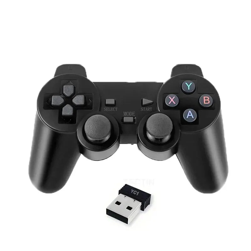 1PC/2PCS 2.4G USB Wireless Gamepad Joystick Controller for PC Android TV Box Phone Gaming