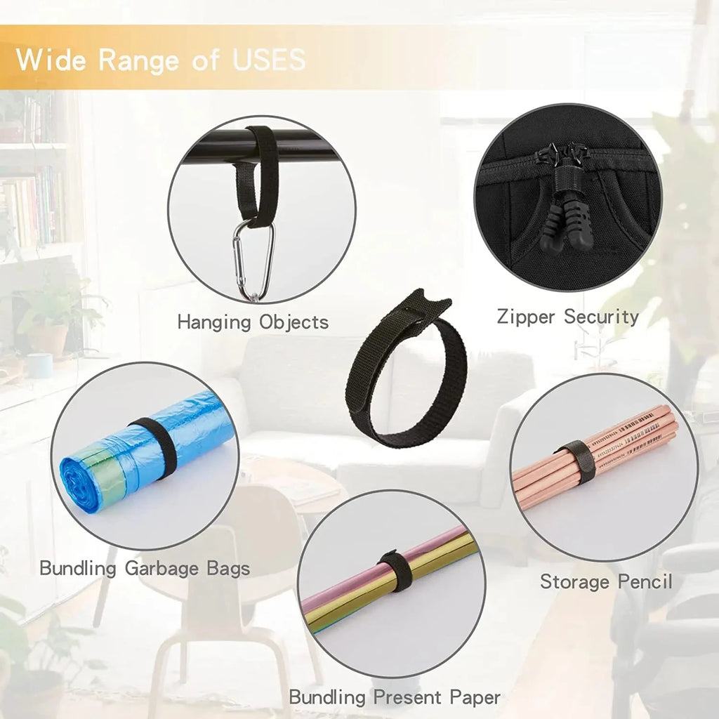 100PCS Cable Organizer Cable Management Cable Winder Tape Protector for Wire Ties Phone Accessories Organizador Cables
