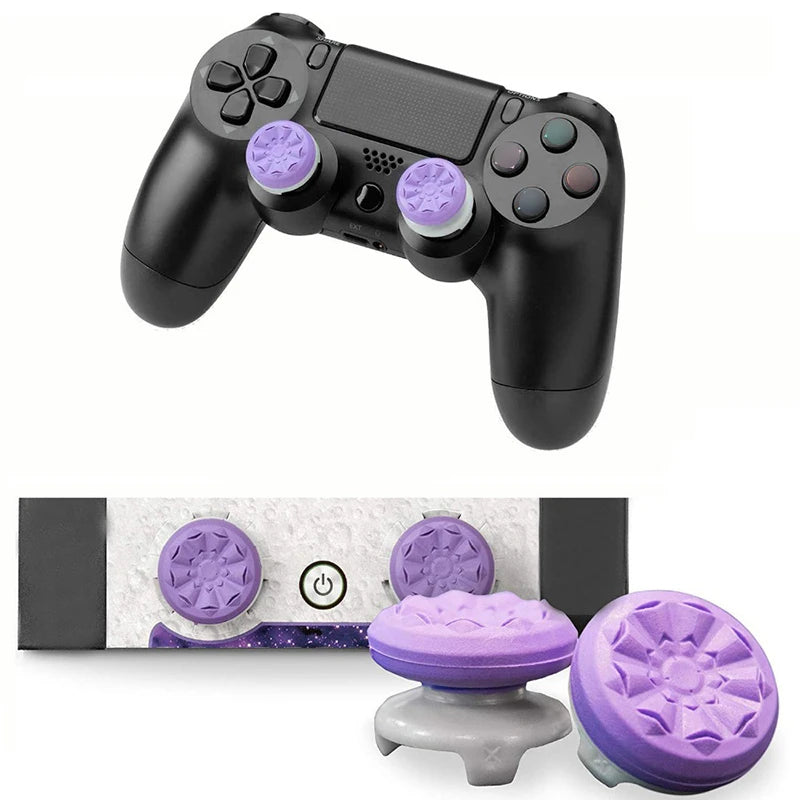 2Pcs Games Silicone Thumb Grip For PS4/PS5 Game Controller Joystick Booster Cap Rocker Stick Extenders Caps Accessories Kit Set