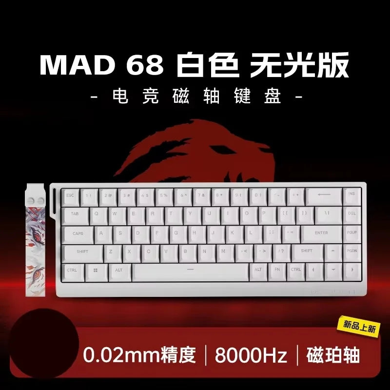 FGG Madcatz Mad60 Mad68 HE Mechanical Keyboard Magnetic Switch Wired Keyboard Rgb Rapid Trigger Madlions Mad60he Keyboard Custom