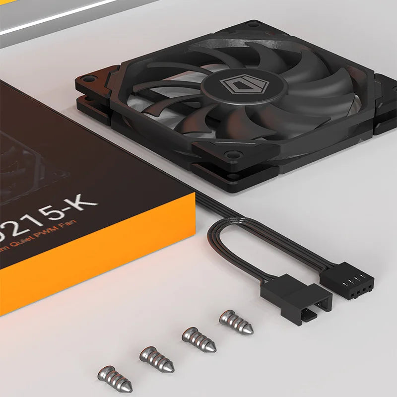 ID Cooling TF-9215 Computer PC Case Fan 9cm 12V/4Pin PWM Thickness 15mm Slim Fan 90mm CPU Cooler Quiet Gamer DIY Cabinet 9015
