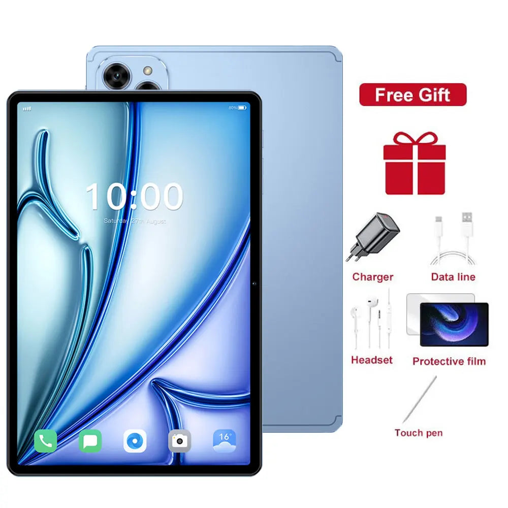 Hot 15T Pro Tablet 16GB+1TB 10000mAh 10.1 inch Android 15 Tablets PC Global Version 5G WIFI Dual SIM Tab
