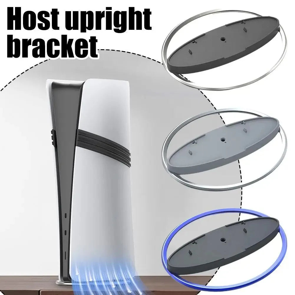 FOR PS5 Pro/Slim Full Range Of Zinc Alloy Game Console Stand Game Console Vertical Suction Non-slip Cooling Base Holder