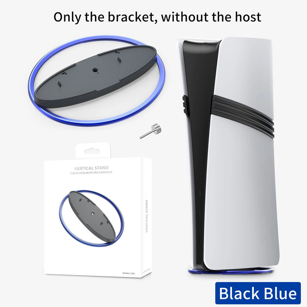 FOR PS5 Pro/Slim Full Range Of Zinc Alloy Game Console Stand Game Console Vertical Suction Non-slip Cooling Base Holder